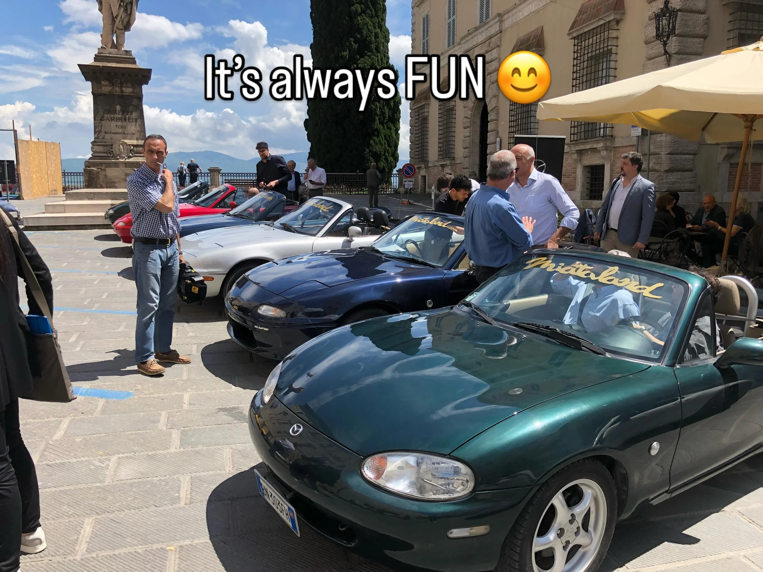 You don&rsquo;t need a special reason to drive a Miata 😊 it&rsquo;s always #fun #drivetogether #miata #mx5