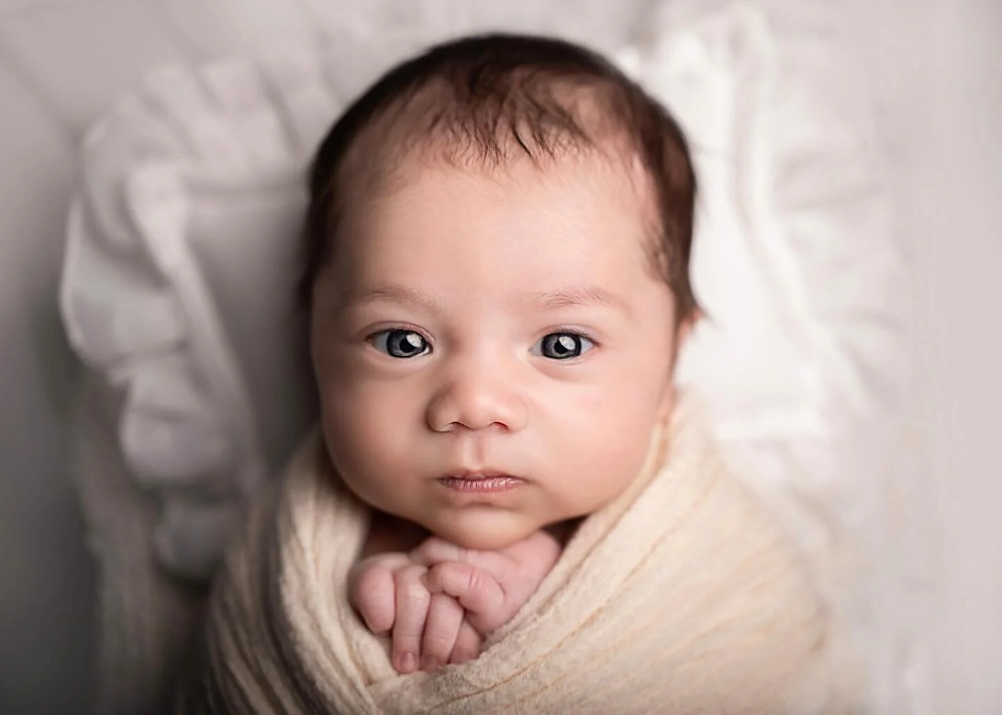 Look at those eyes!  Swipe left 👈

This mama was in tears before even opening her gallery!  She was a model call for us so we could photograph some new baby props. Her lovely review is attached as well. 

If you don&rsquo;t have a newborn session bo