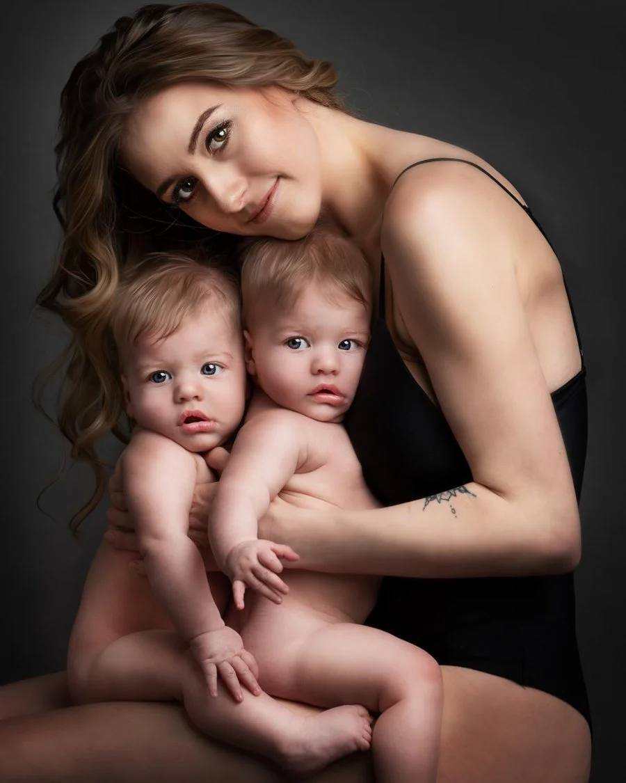 Mother with her babier