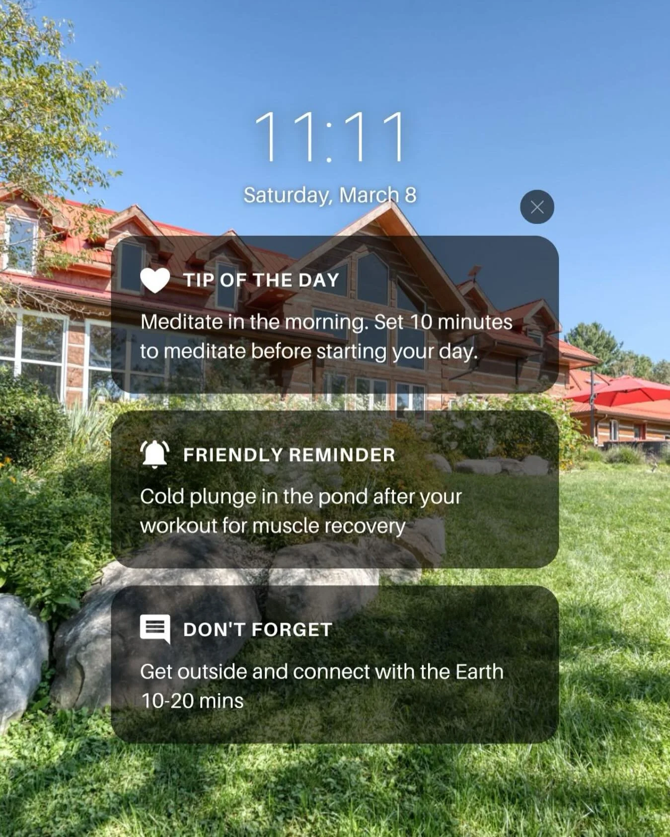 ✨ Your Wellness Reset Starts Here ✨

Birchwood Acres is the perfect place to kickstart your wellness journey or recommit to your goals -surrounded by nature, fresh air, and peaceful solitude. 🌿🏡 

🔹 Mind &amp; Breath: Start your day with 10 minute