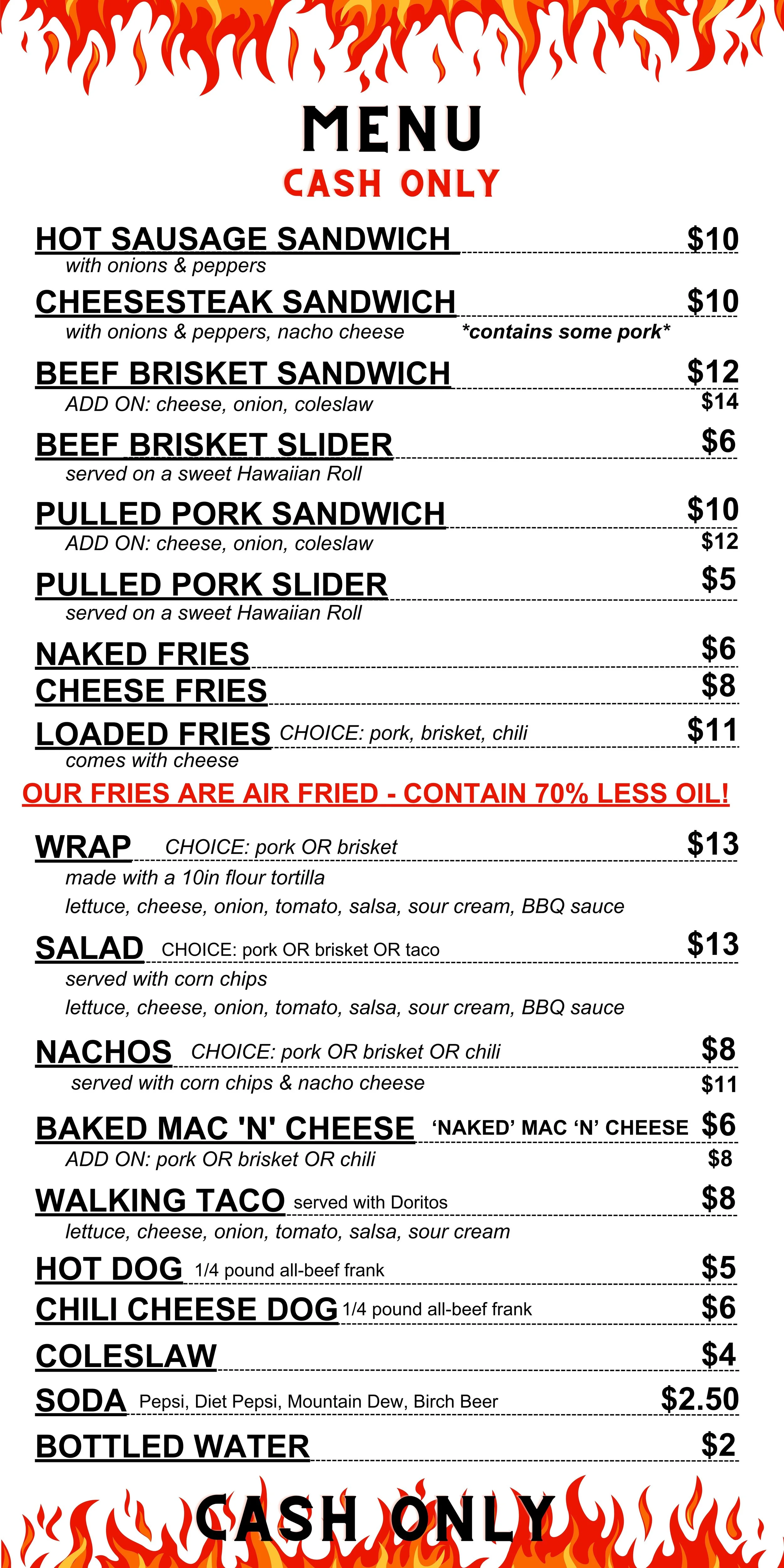 TRUCK MENU — Larry's Barbeque