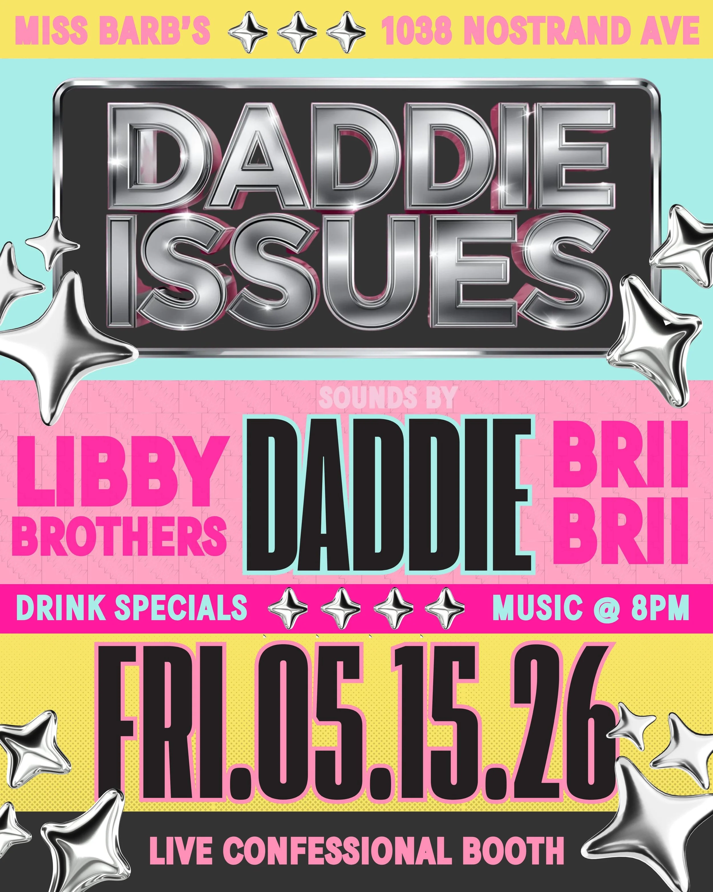 DADDIE ISSUES: EPISODE 2 🎥 
DADDIE ISSUES IS BACK AT IT AGAIN THIS FRIDAY WITH DJS @itsthebriiformii &amp; @itslibbybrothers DUELING IT OUT ON THE DECKS. COME EXPERIENCE OUR REALITY TV SHOW THEMED DANCE PARTY FOR THE BADDIES WHO LIKE TO SHAKE A LIKK
