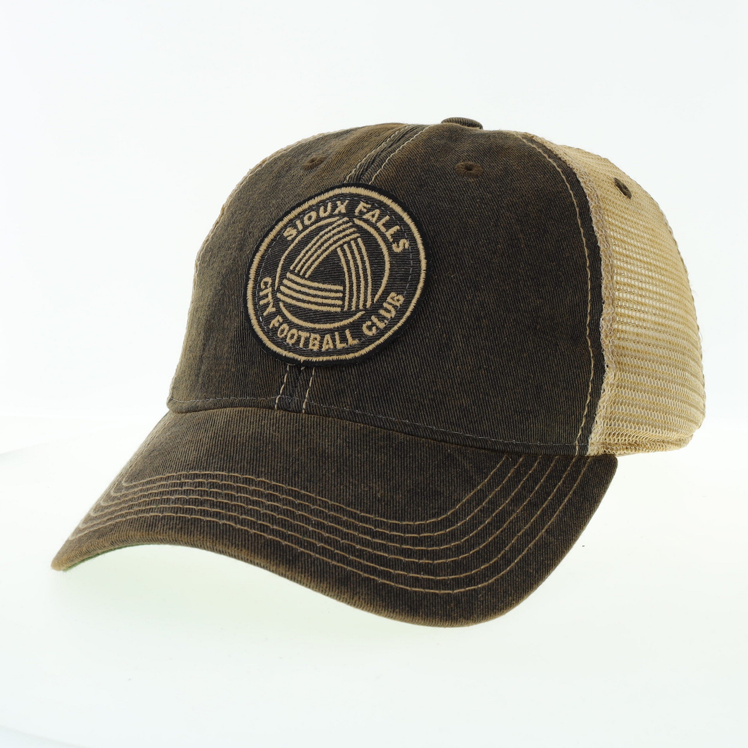 SIOUX FALLS CITY LEGACY TRUCKER HAT -Blk