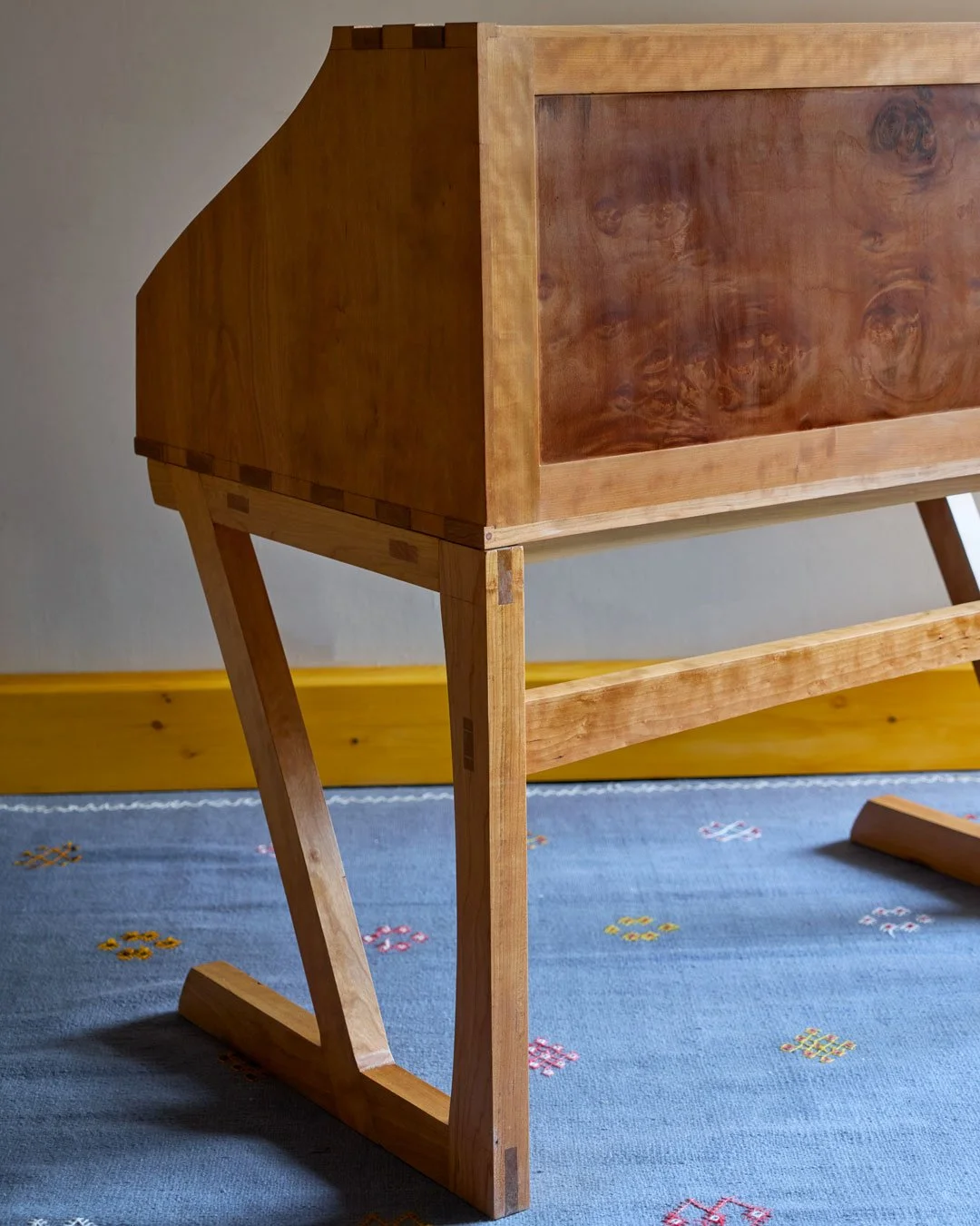 CHERRY ROLL TOP DESK