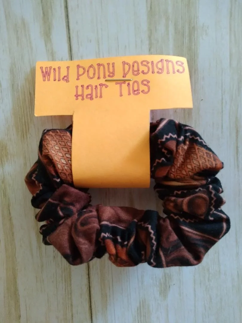 Chocolate Lovers Brown Hair Tie Scrunchie