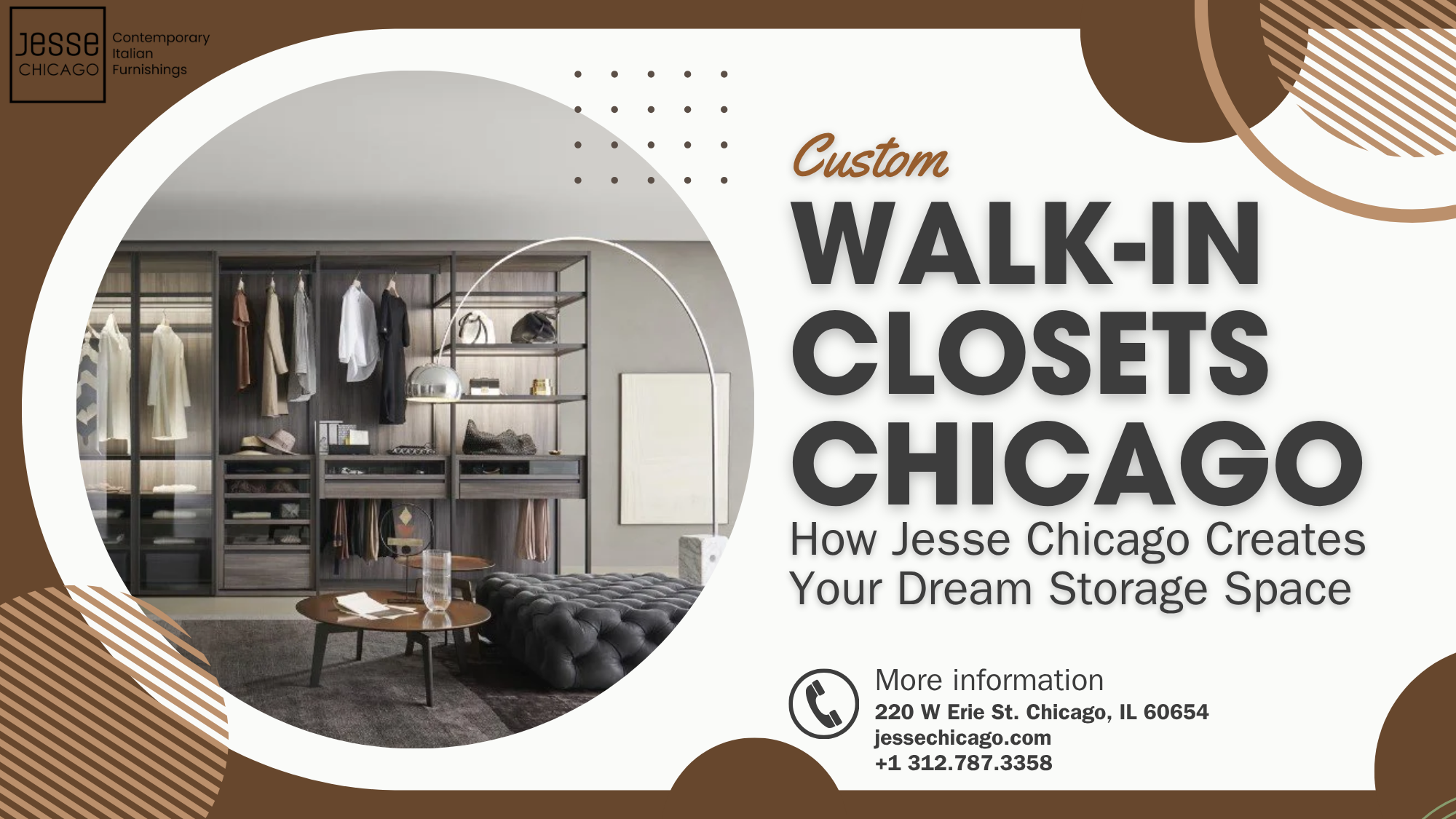 Custom Walk-In Closets Chicago: How Jesse Chicago Creates Your Dream Storage Space&nbsp;