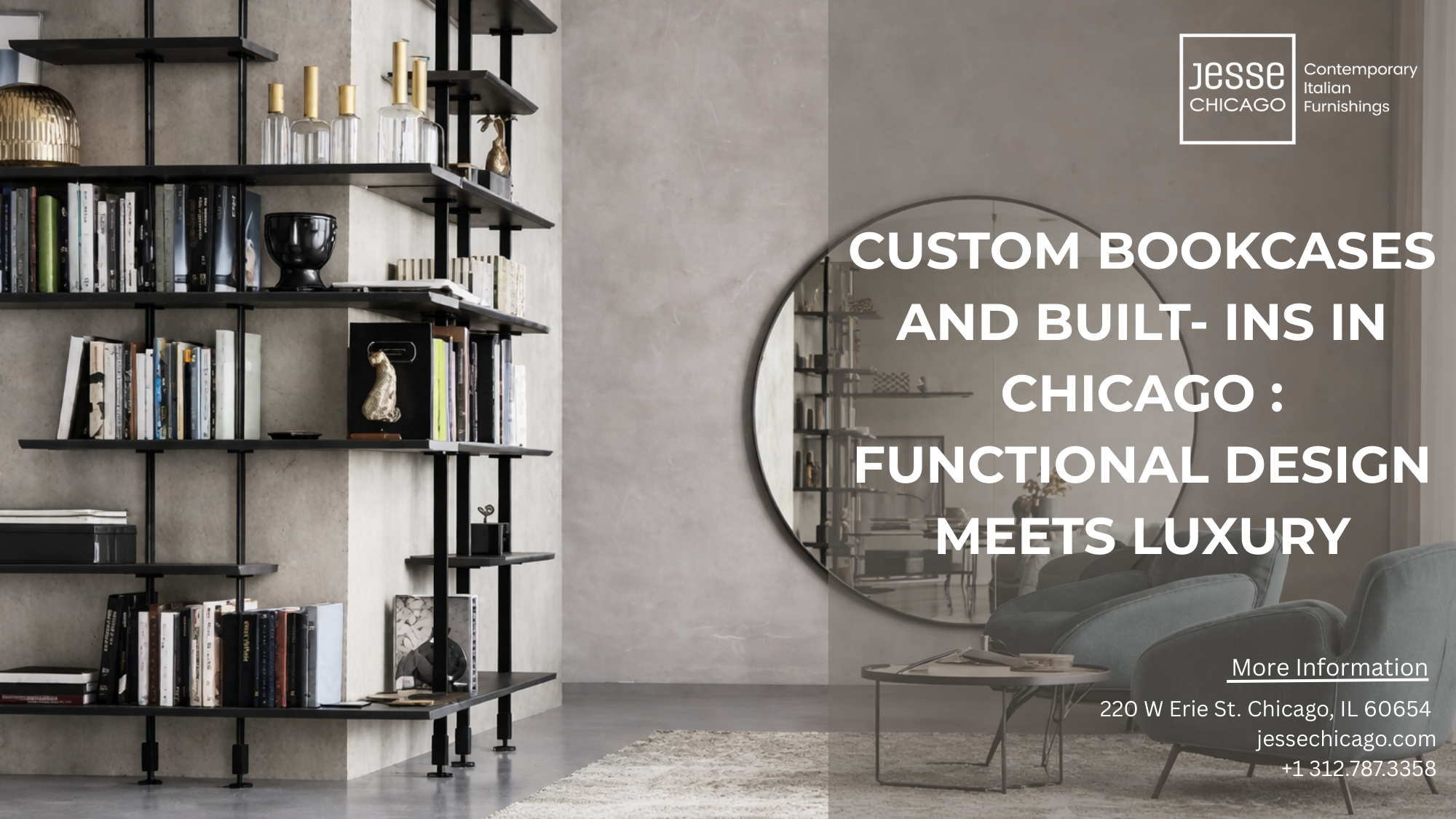 Custom Bookcases and Built-Ins in Chicago
