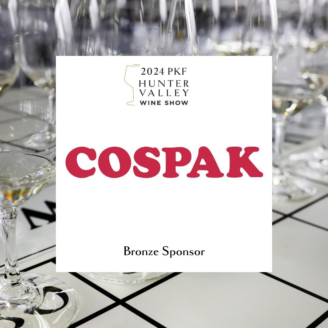 We extend our thanks to Cospak for their invaluable support as a Bronze Sponsor of the 2024 PKF Hunter Valley Wine Show! Cospak is a leader in packaging solutions across Australia and New Zealand, offering a wide range of quality products in glass, p