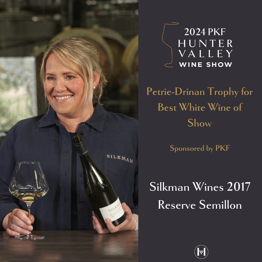Congratulations to @silkmanwines 2017 Reserve Semillon, awarded the Petrie-Drinan Trophy for Best White Wine of Show.

@PKFSydsydnewc proudly sponsor this coveted trophy.

#24PKFhvws #hvws #wineaustralia #nswwines #huntervalley #hunterwineshow #hunte