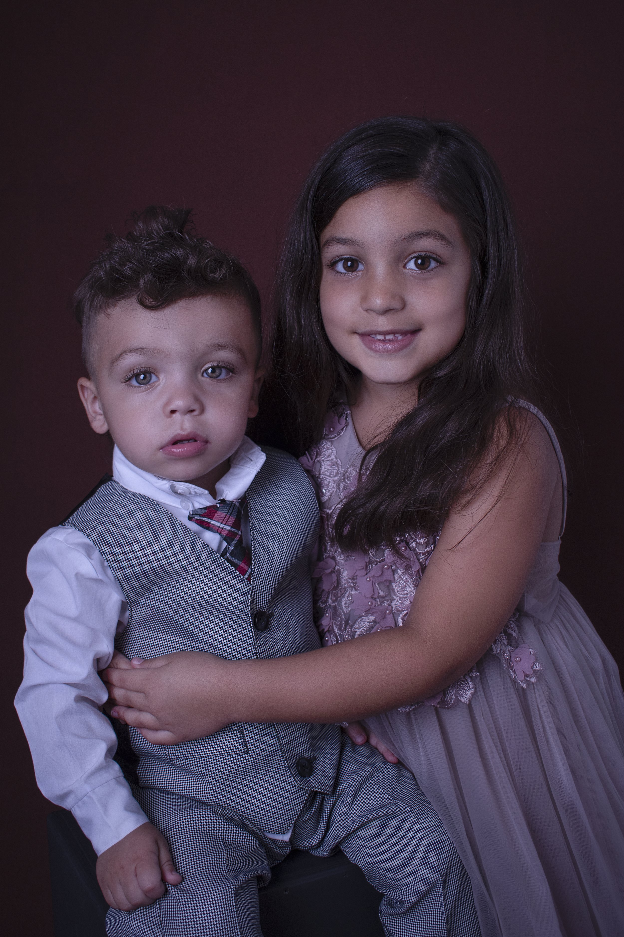 brother and sister portrait louisville fine art