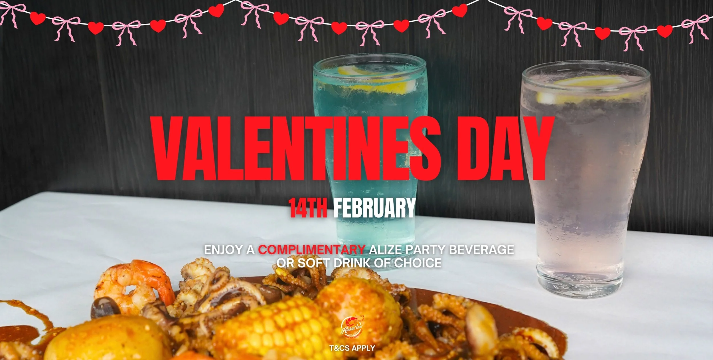 Complimentary Alizé Party beverage or soft drink of choice