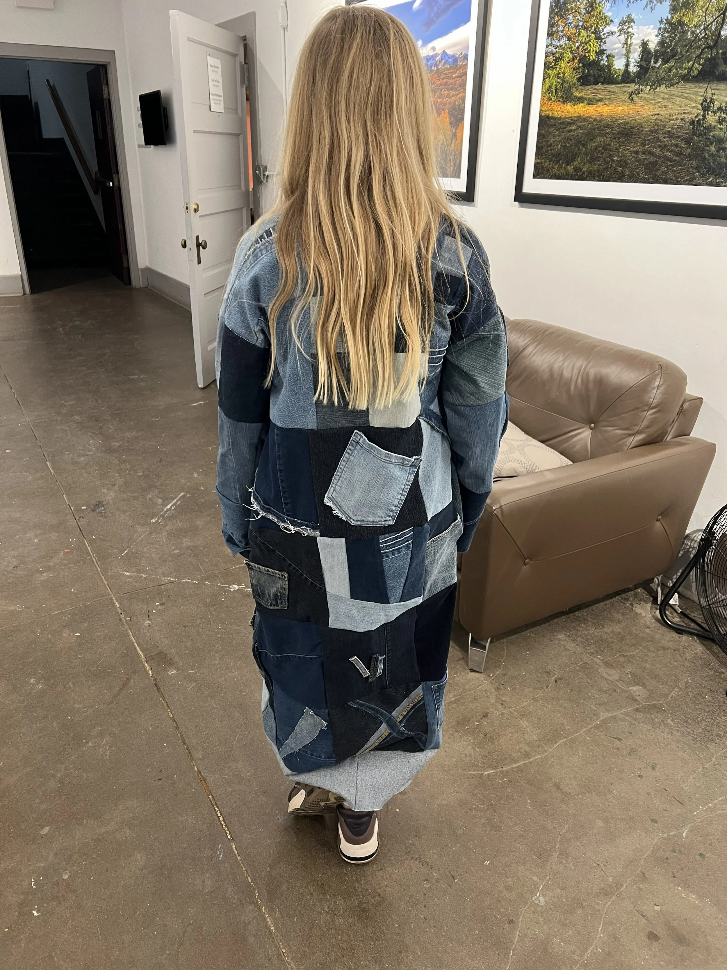 Fashion as Art: Upcycled Denim Jacket