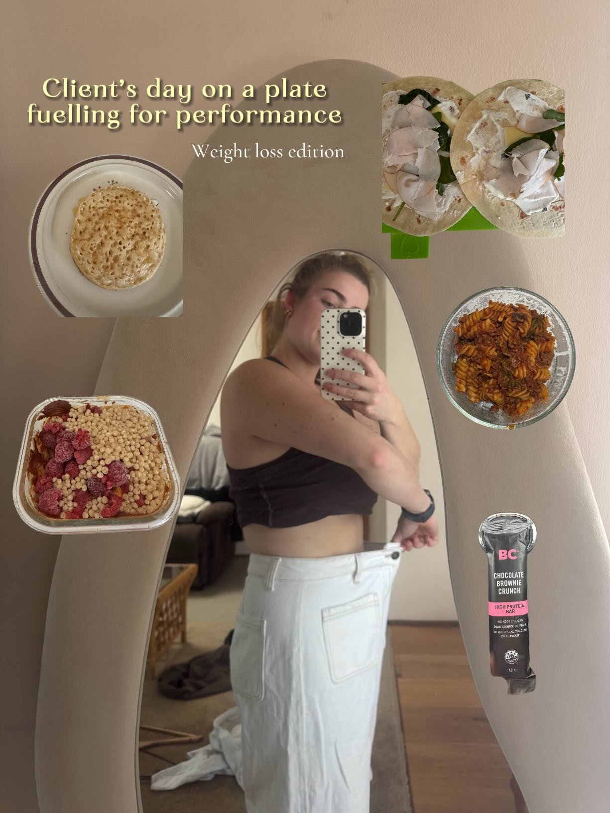 A calorie deficit doesn&rsquo;t mean we starve our self; it simply means we are more intentional with energy output, getting enough protein, fibre and being mindful of hidden calories found in sauces, oils etc. 

This is an example of food variety wi