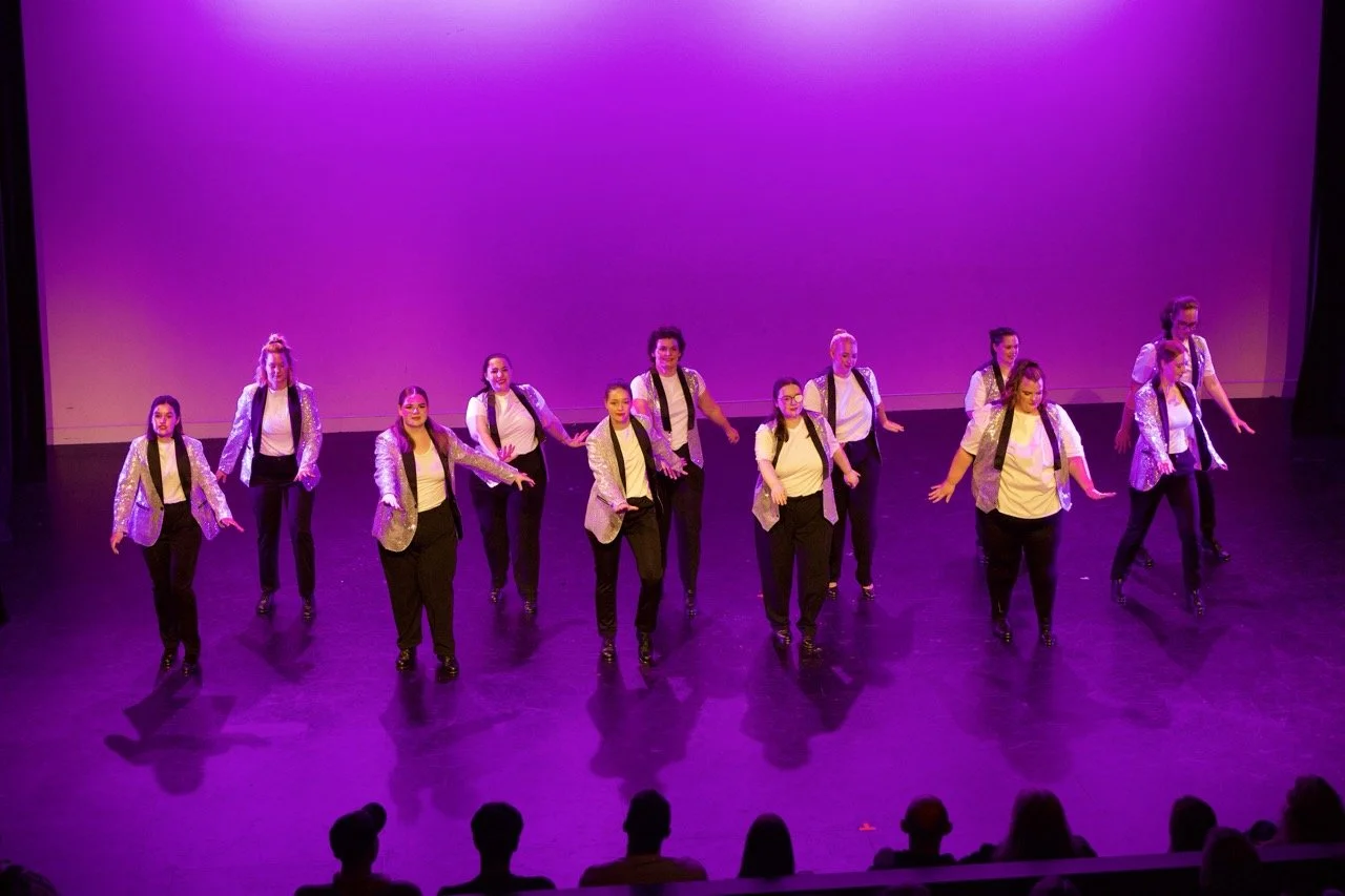 Tap Foundations class learning rhythm, timing and basic tap technique in Canberra dance studio