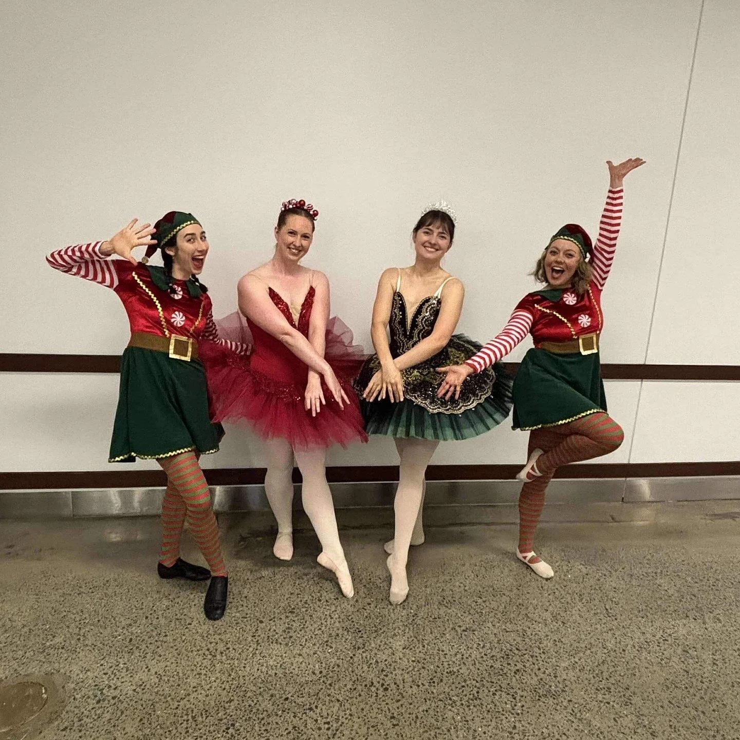 6th Position event dancers at Santa's Arrival in canberra
