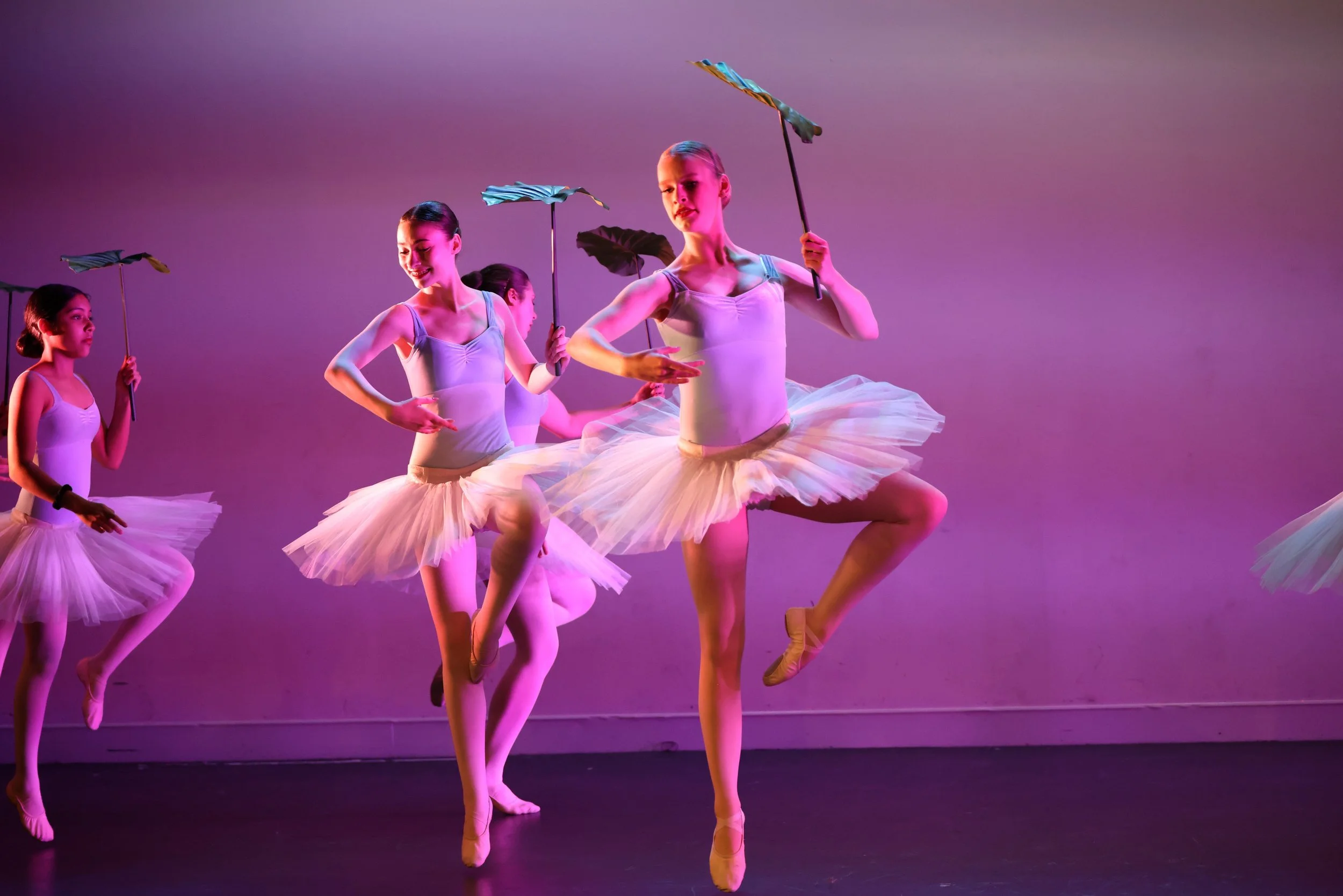 Teen dance class at 6th Position Canberra offering ballet, jazz and lyrical training in a supportive studio environment
