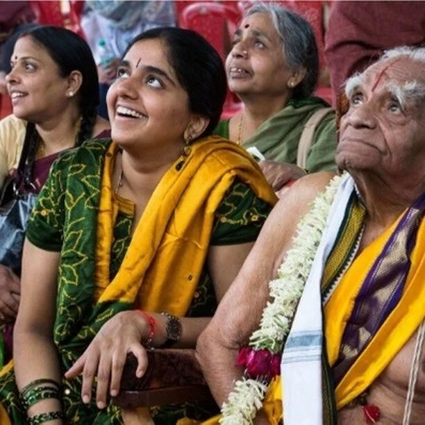 Abhijata Iyengar and BKS Iyengar