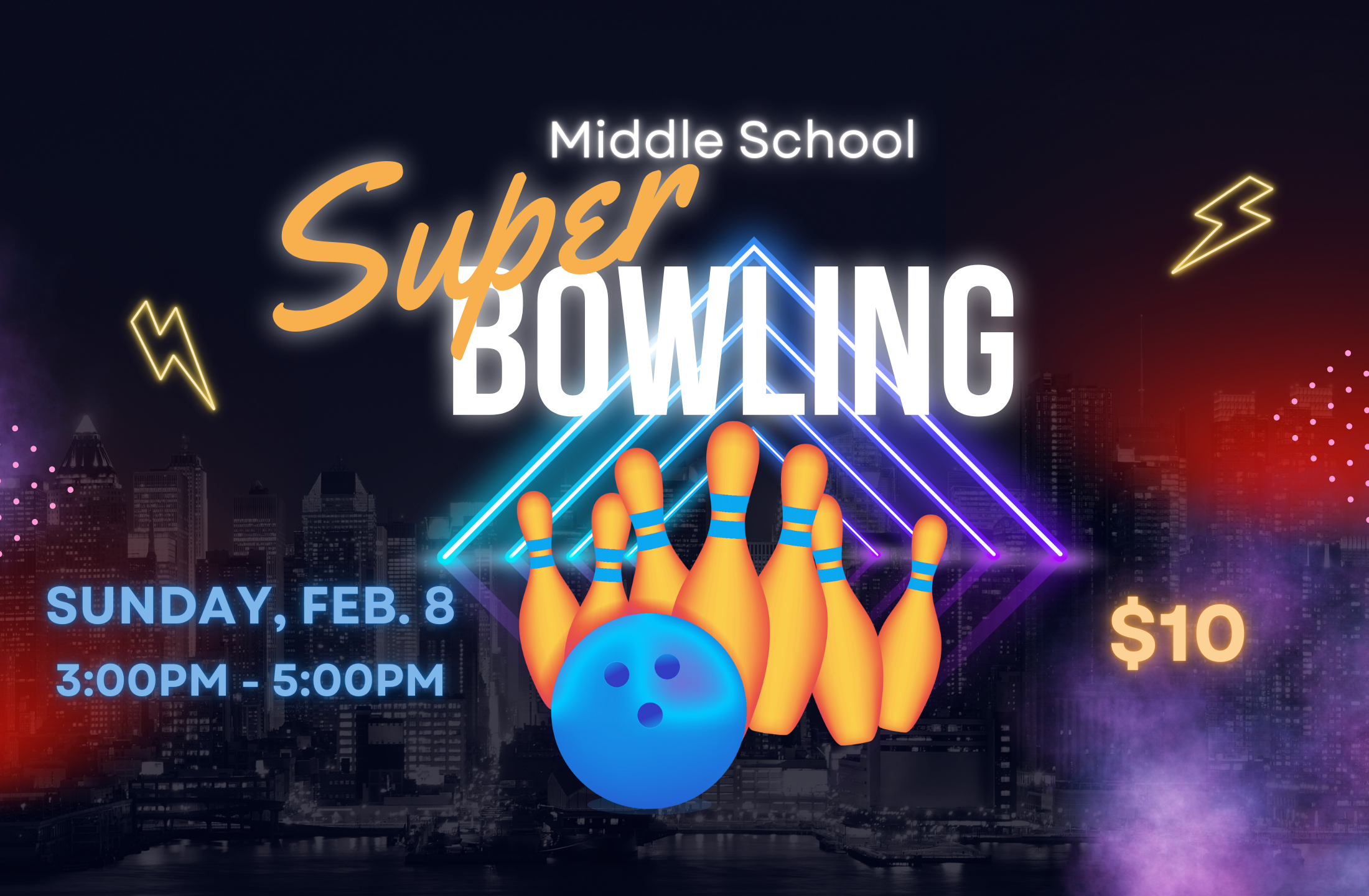Middle School Super Bowling