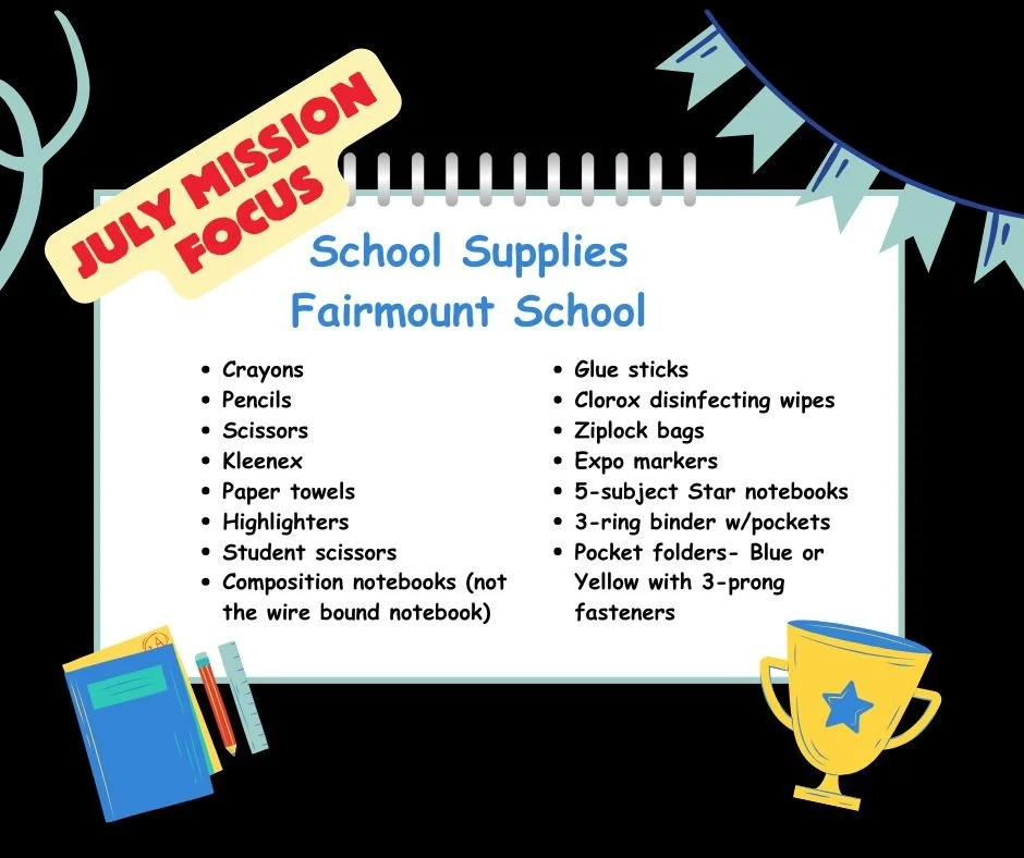 July Mission Focus: Fairmount