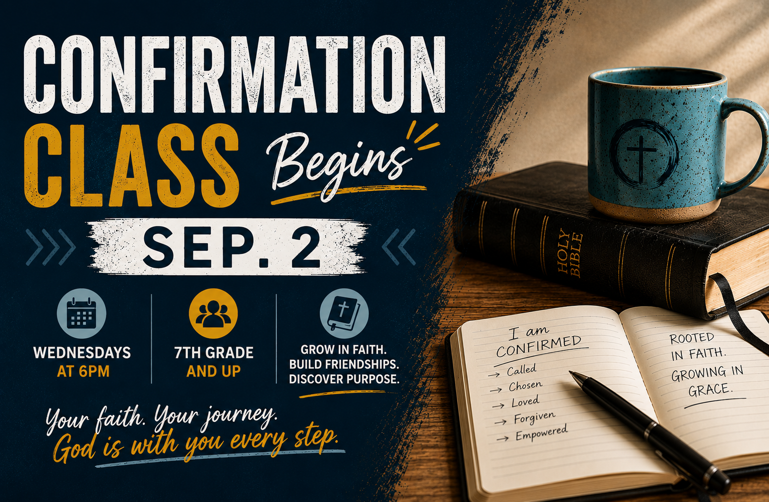 Confirmation Class begins