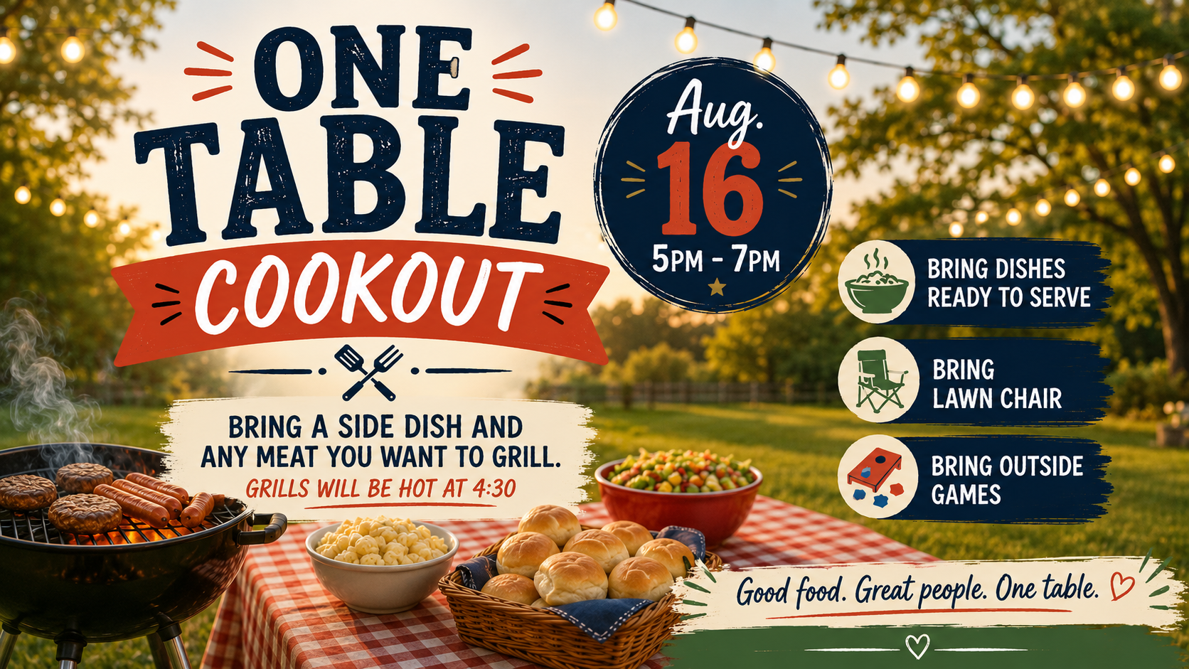 One Table Cookout