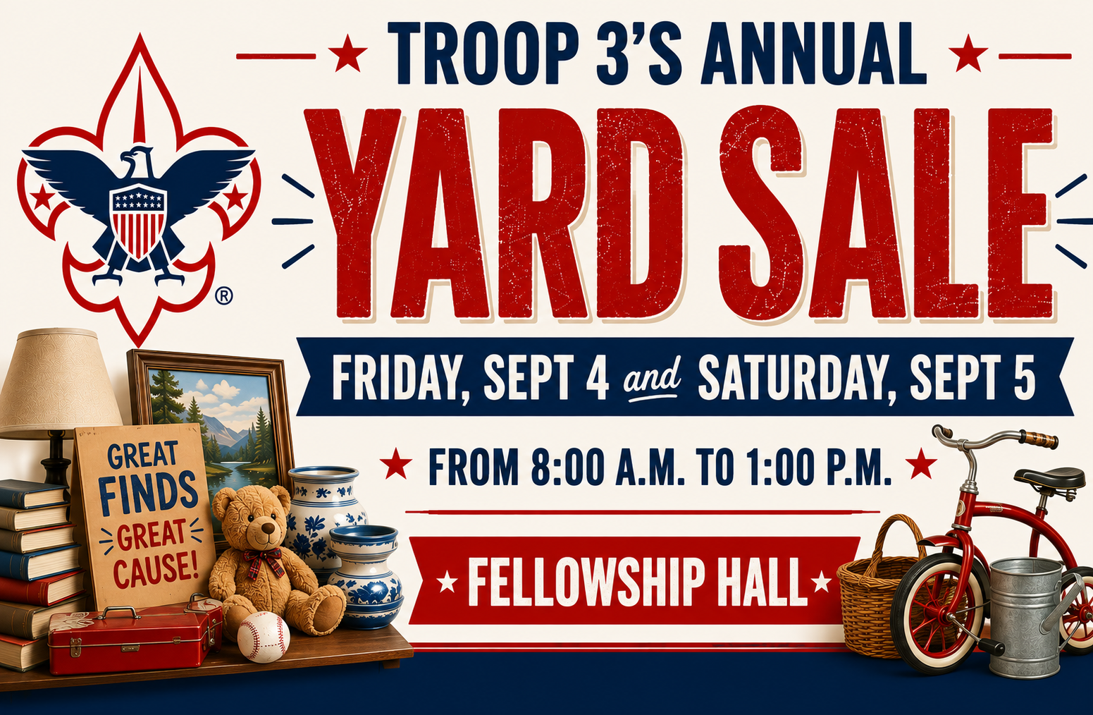 Troop 3 Yard Sale
