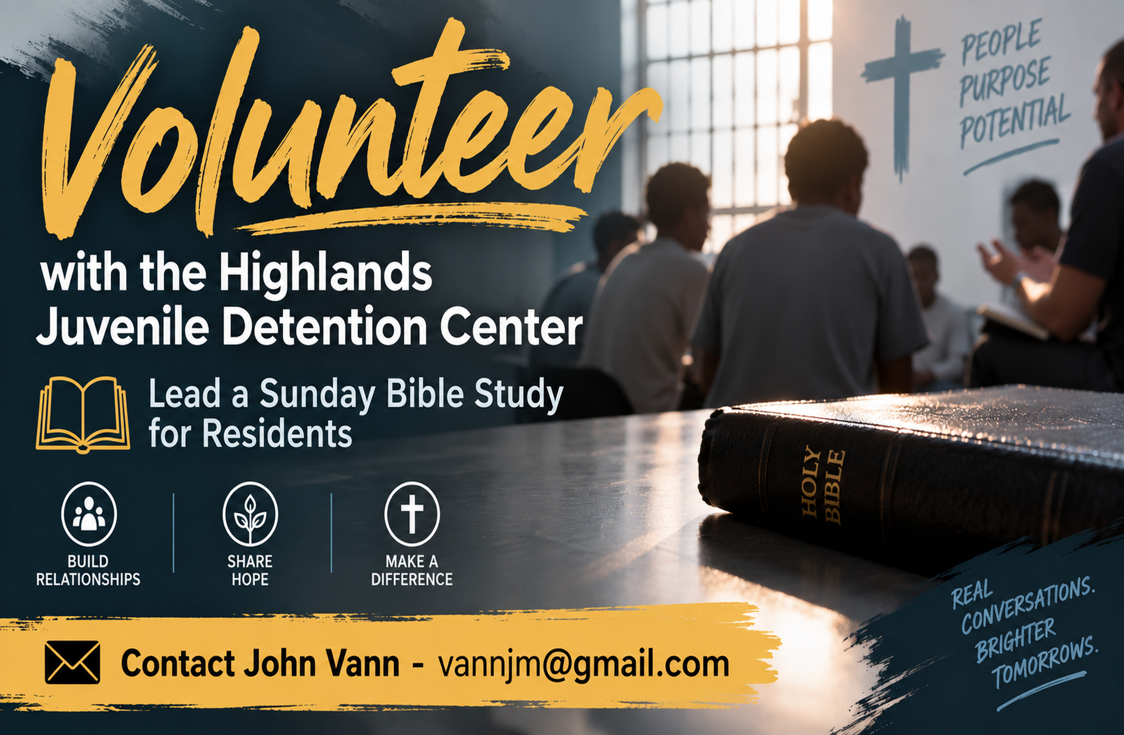 Sharing &amp; Showing the Love of Christ at Highlands Juvenile Detention Center