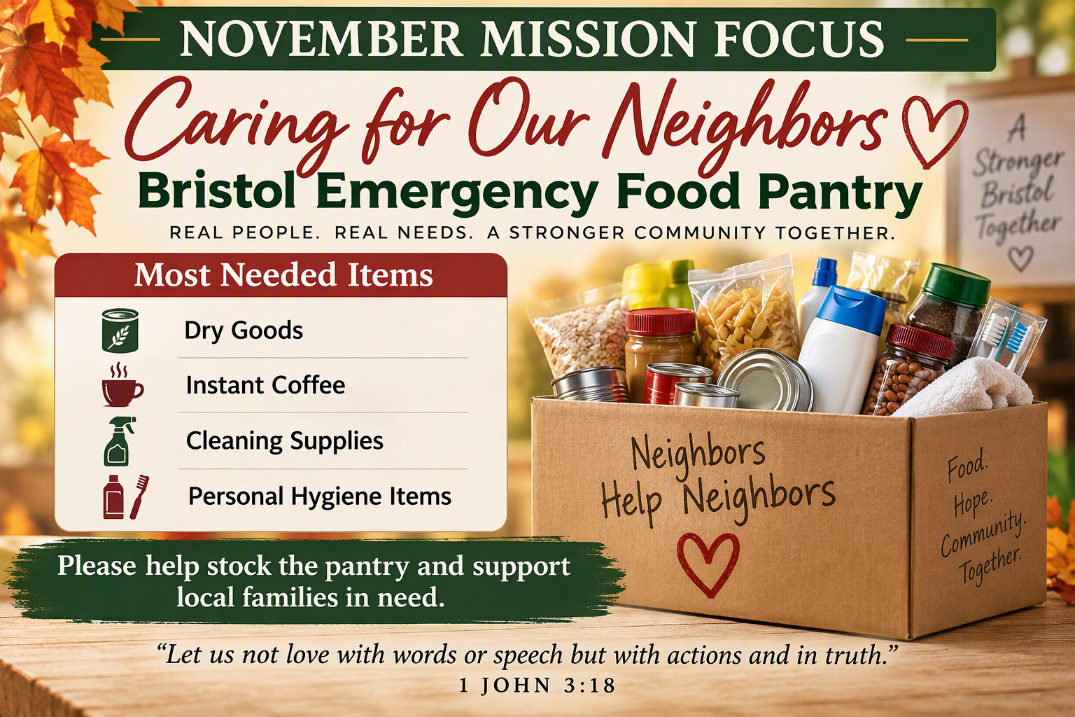 November Mission Focus