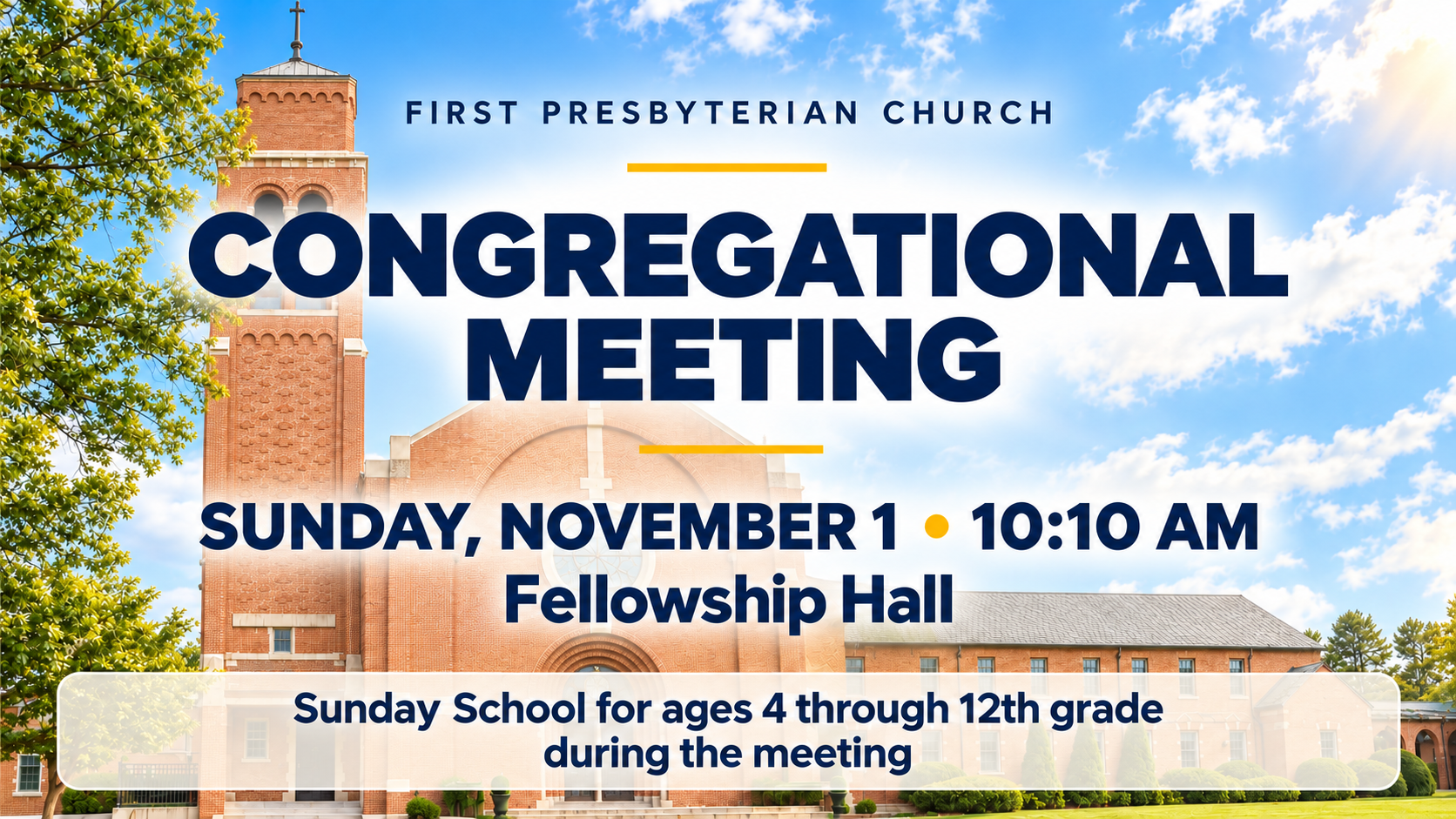 Congregational Meeting