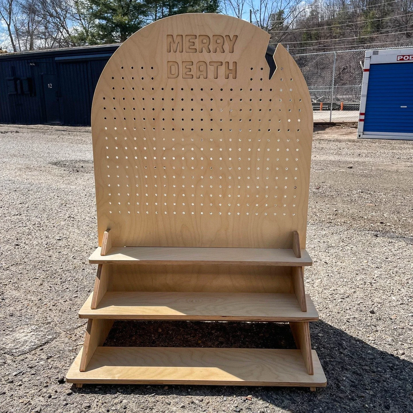 Merry spring! This project was worth coming out of hibernation for. When our friend @merry_death_studio asked for a display we rose from the dead. Thank you for thinking of us for this!