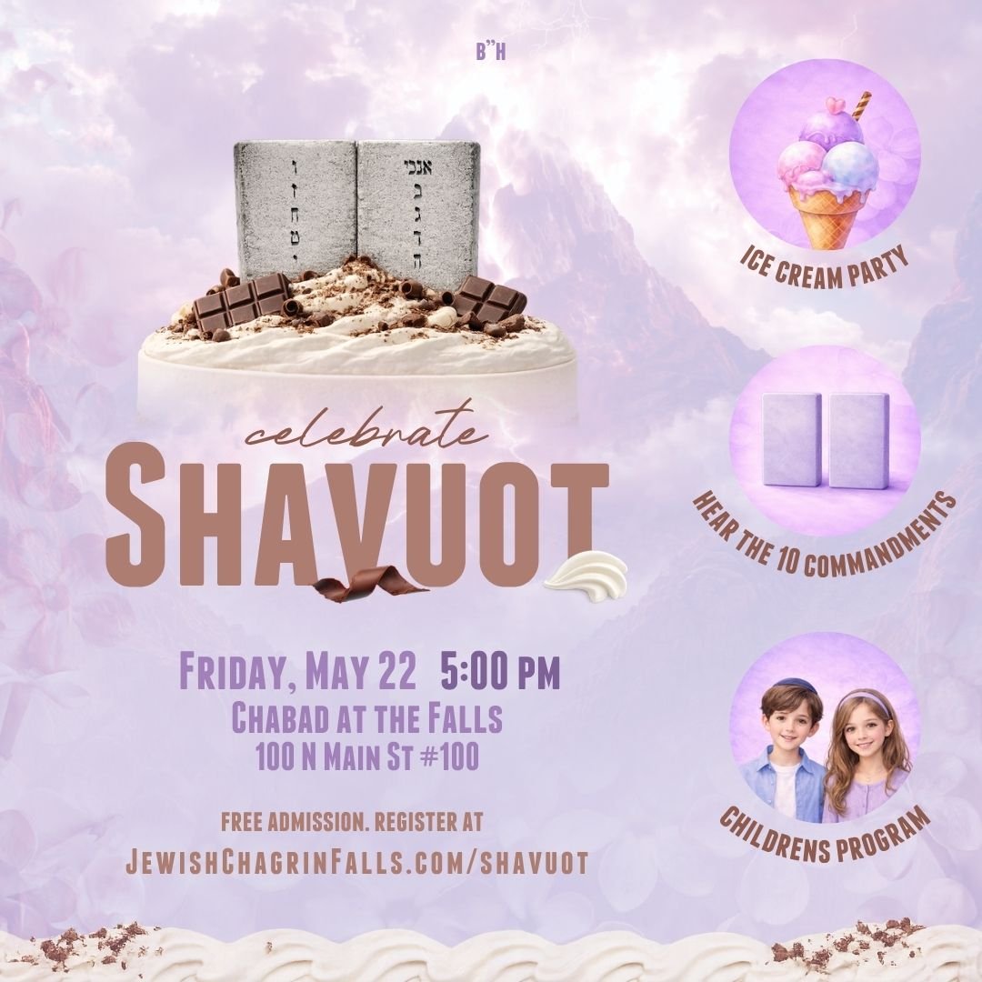 Shavuot Ten Commandments + Ice Cream Party