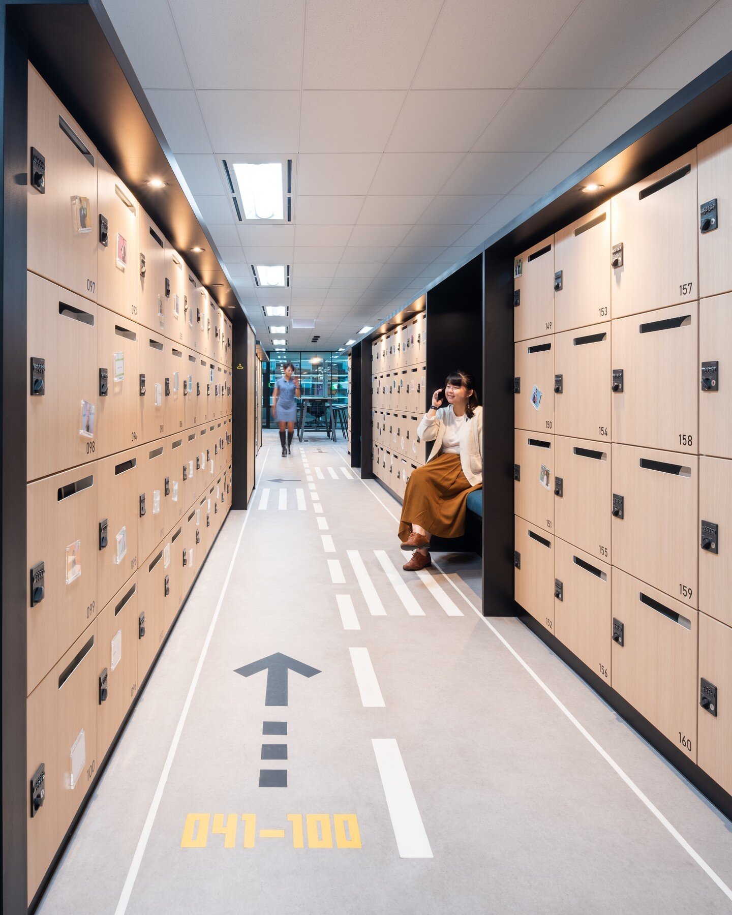Vinyl flooring can be recycled and reused. For the locker area in CBRE&rsquo;s HK office, we used @TarkettAsia&rsquo;s recycled vinyl flooring from their ReStart recycling program, where they take back vinyl and linoleum after use to give it a second