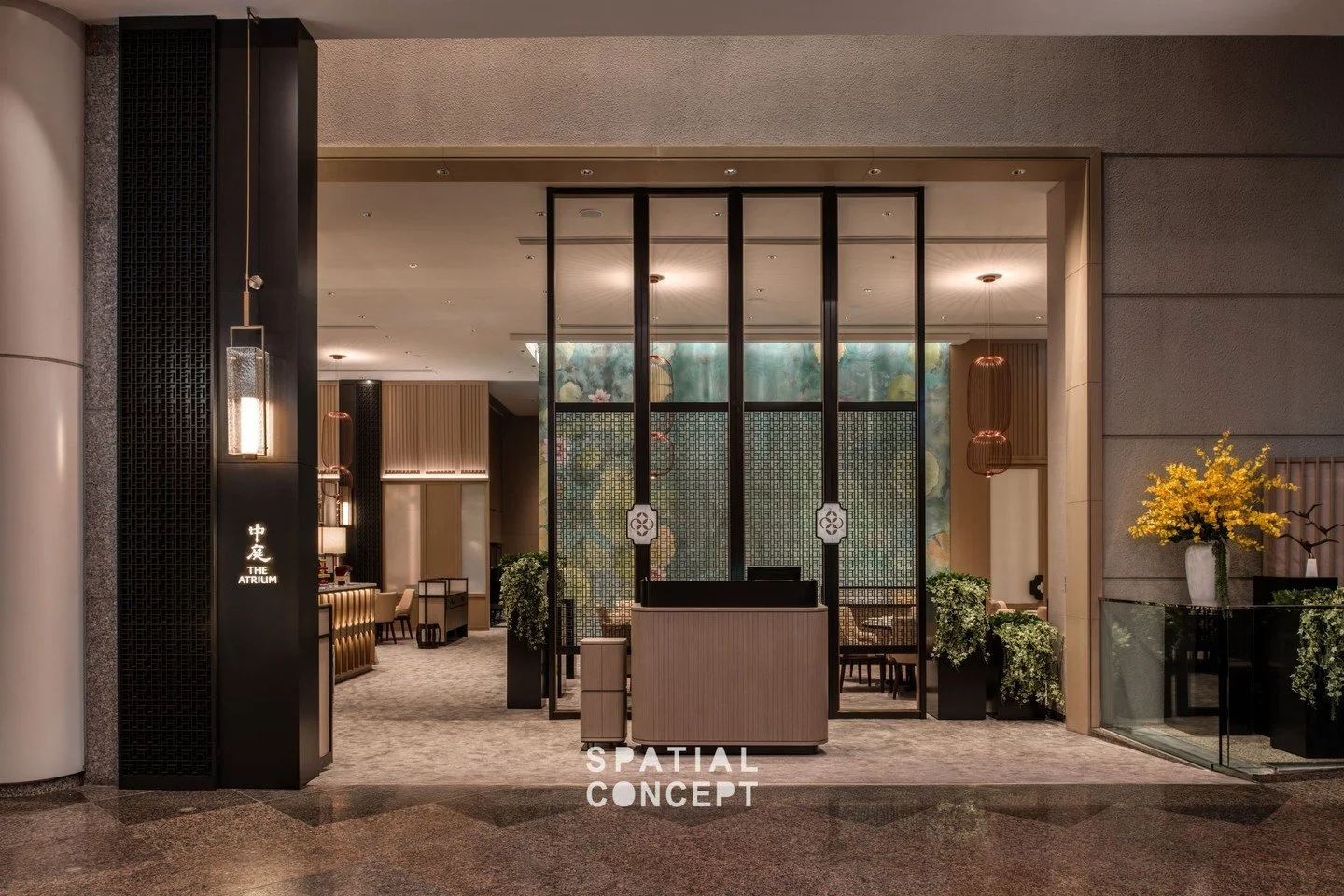 Every great dining experience starts before you sit down. 

At @HKCEC&rsquo;s The Atrium, multiple arrival routes and a low-key exterior were diluting the welcome. 

Our solution: a grand arrival portal entrance with elegant illumination, backed by a