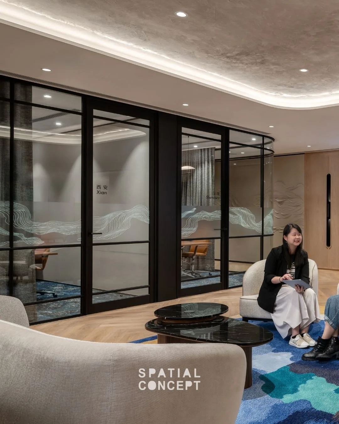 @stancharthk &ndash; One IFC Wealth Management Centre

A spectrum of meeting rooms supports every stage of the client journey&mdash;from intimate consultations to collaborative sessions. Discreet acoustic treatments, plush carpets and perforated, tex
