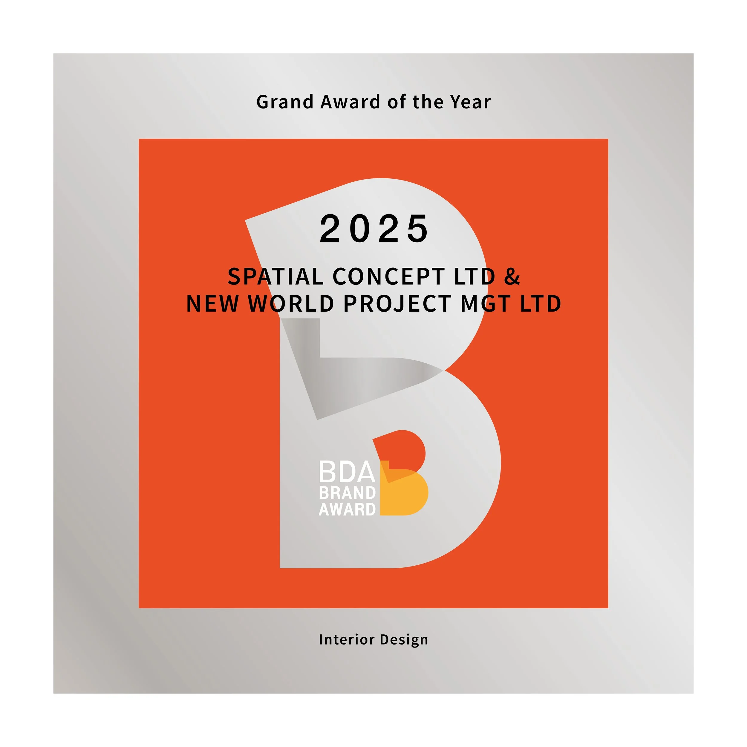 Grand Award of the Year – BDA Brand Award 2025