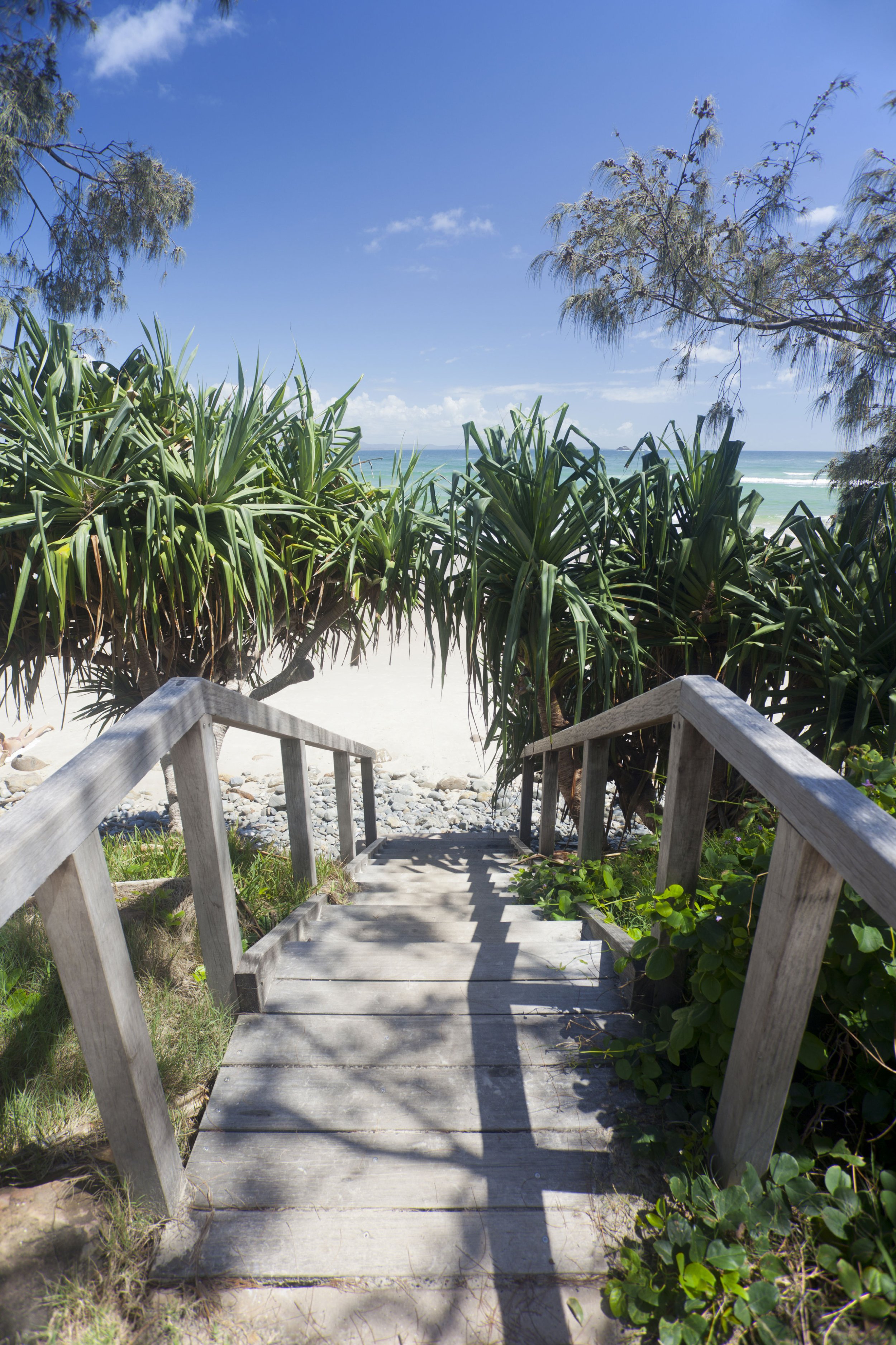 Walkway down to Wategos Beach, Byron Bay