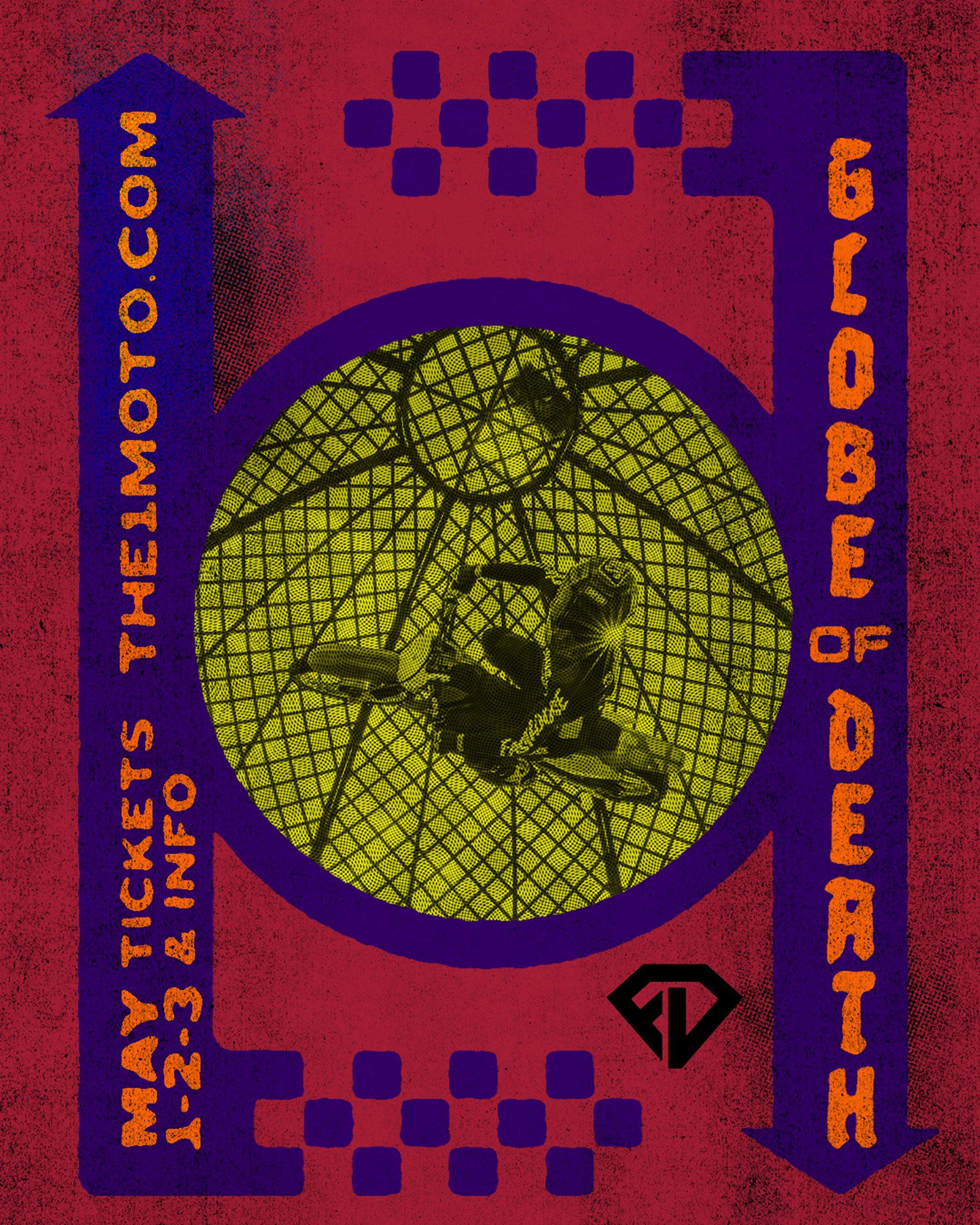 Globe of Death - Brought to you by Simpson Motorcycle Helmets