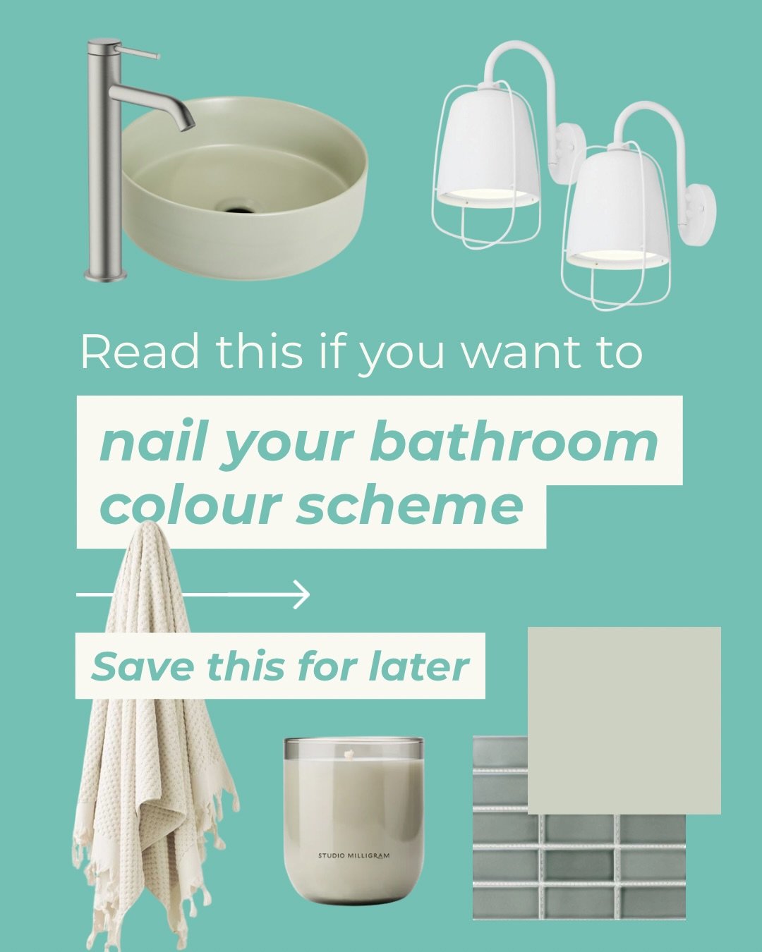 Finally! A simple colour analysis 💭🛁

For more bathroom reno guidance, head to our link in bio.