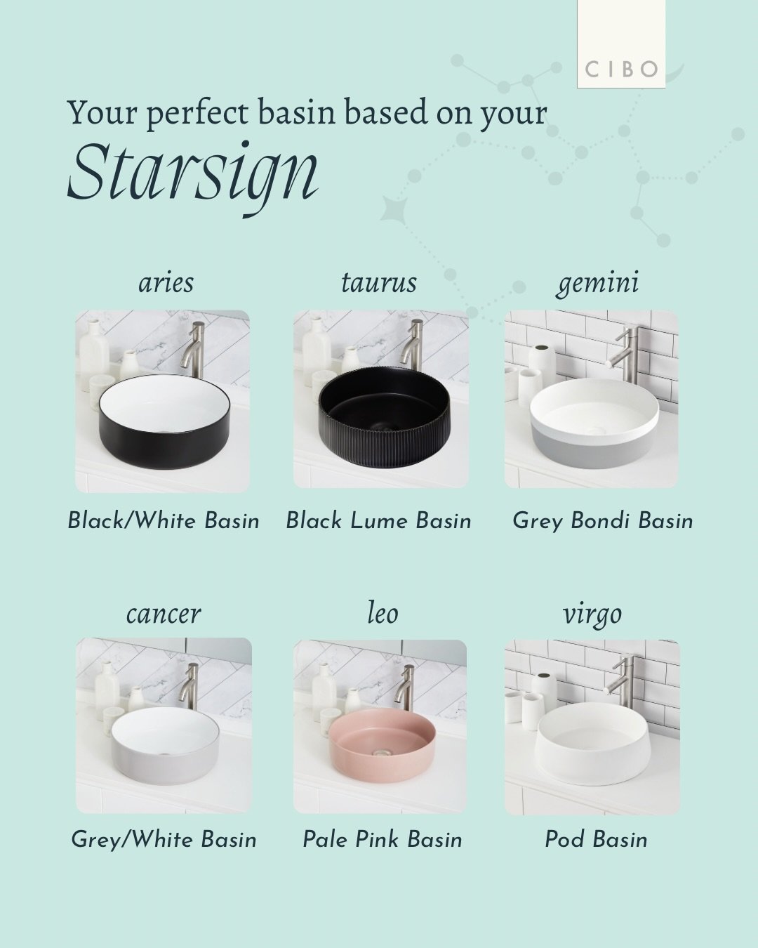 Which one are you ✨

It&rsquo;s a new moon in Aries, time for new basin beginnings&hellip;

With prices starting from $165, our ceramic basin range has something for everyone.

Shop them @bunnings via our link in bio or in-stores at the special order