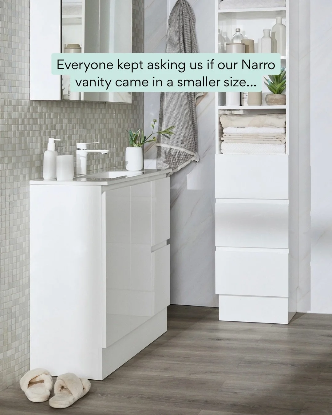 Something created just for you ✨

Due to popular demand we made the Narro 600, at just 600mm wide it&rsquo;s basically the Narro 900s little sister.

With plenty of storage, ceramic top and the 370mm depth it&rsquo;s got everything you loved about th