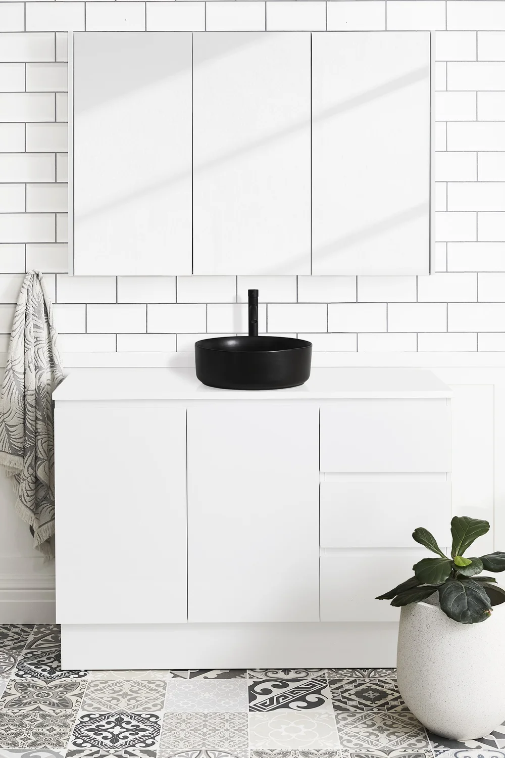 Full Height Bathroom Vanities