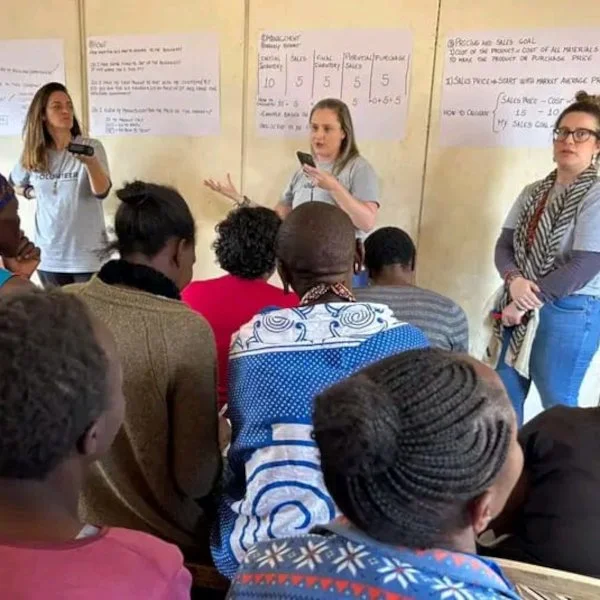 GAFV volunteers support women in Kenya