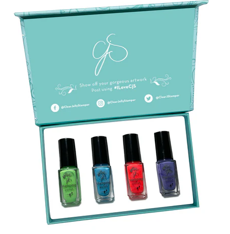 Stamping Polish Kit -Hop into Spring (4 colors)