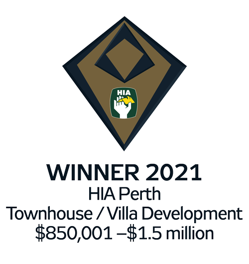 HIA Perth Winner 2021 Townhouse Villa Development of the year award logo
