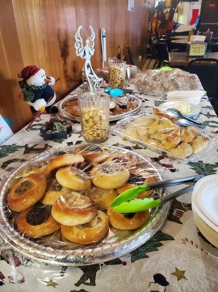 Kucera Family Traditional Czech Dinner: Oyster stew and Czech pastries 