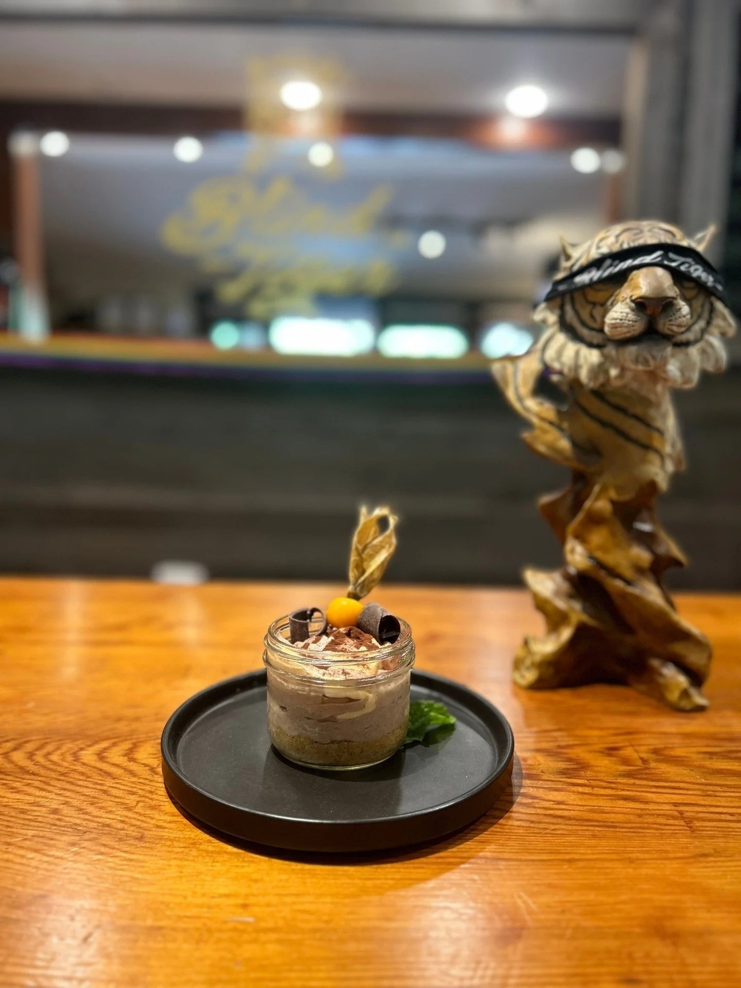 π A decade of delicious calls for dessert!π―
Introducing our limited-time Tiger Cheesecake — a zesty, chocolatey tribute to 10 years of memories made in the vines.
-Orange & chocolate cheesecake
-Graham cracker base
-Finished with a goos