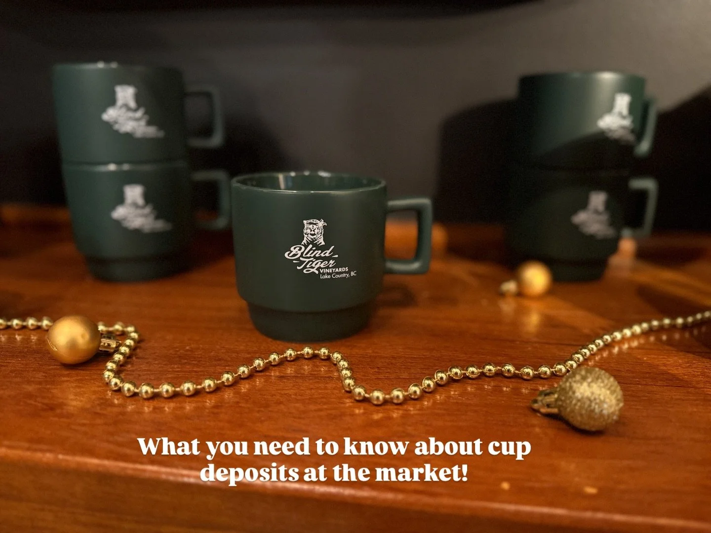🎄🎅To keep our European Christmas Market both green environmentally and more authentic we will be using reusable mugs. There is a $5 cup deposit with every drink you buy that will be returned to you when you return your mug! 🎅🎄