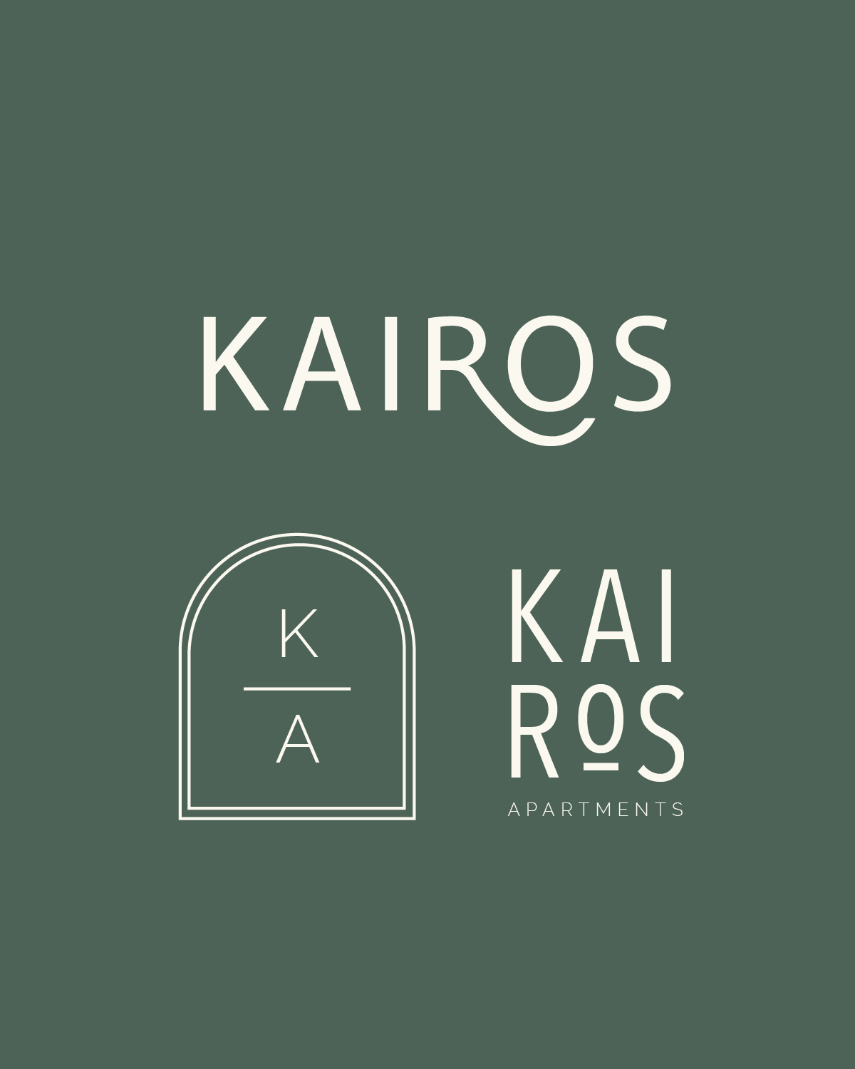 Logo Options for Kairos Apartments
