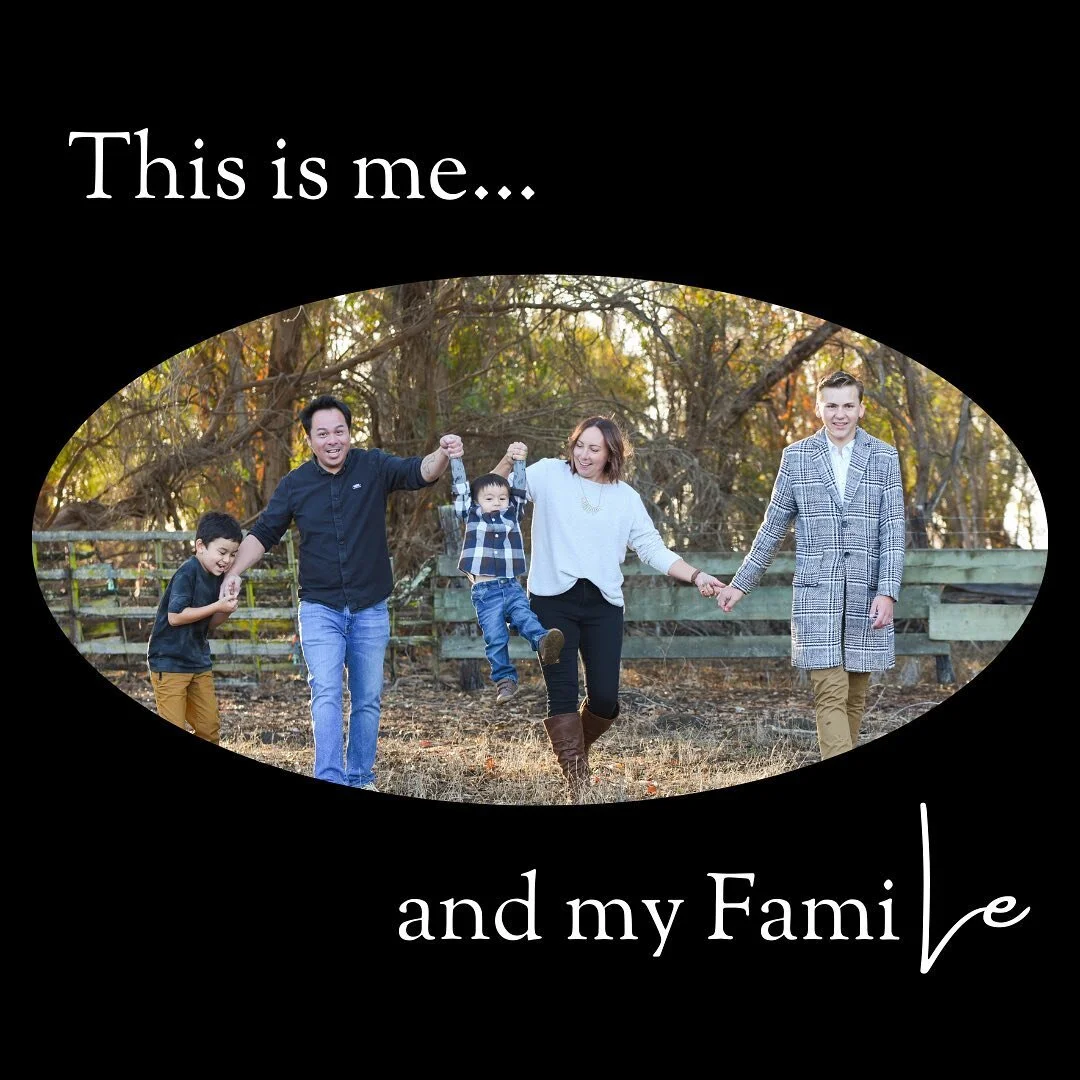 Hi, I'm Mandy! 

I believe words have power to heal and power to harm. I also believe we are evolving into visual absorbers. 

So I'm here to hear you and I'm here to tell your story, through visuals and through words. 

And this is my famiLe. 

P.S.