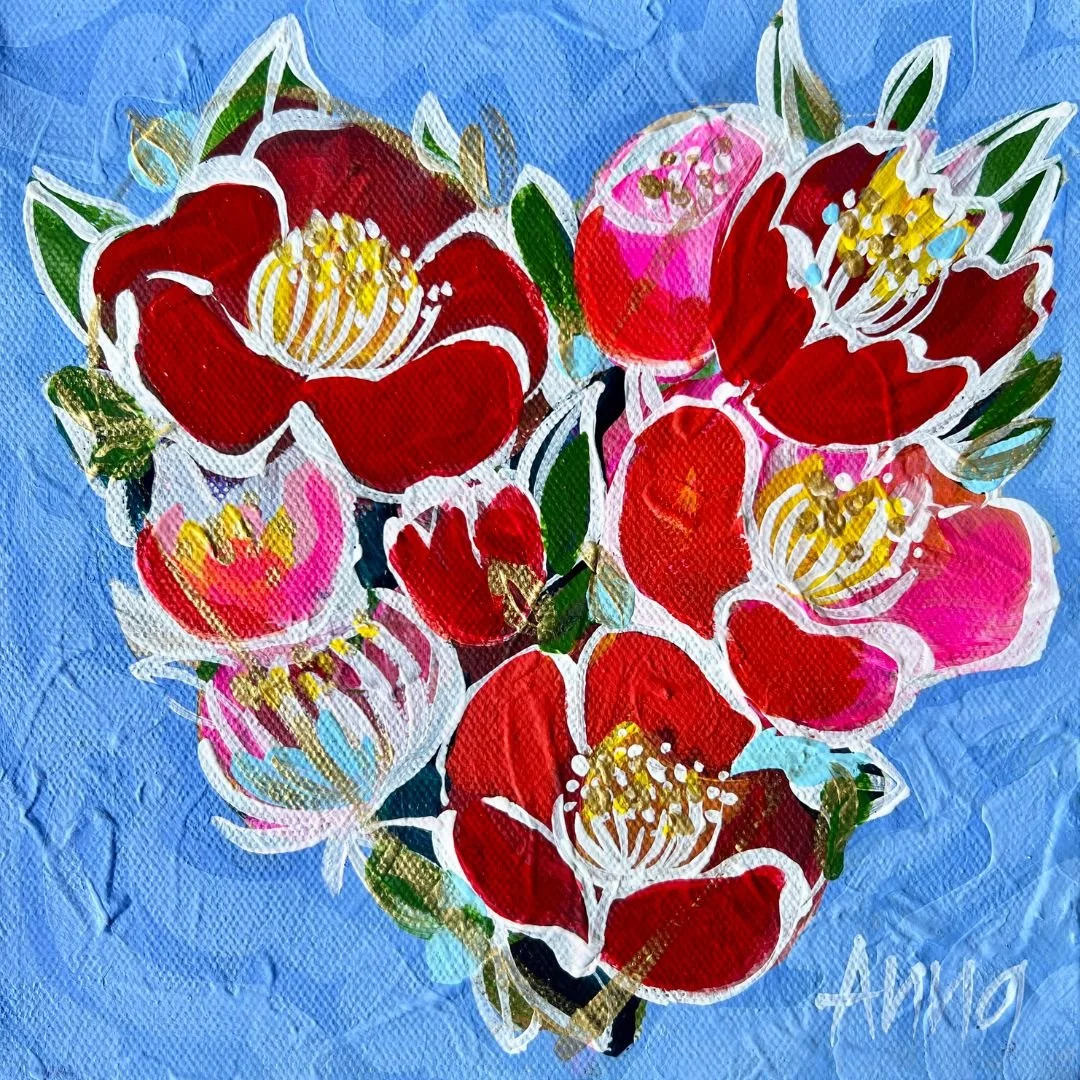 'Feel the Love 4' - 20x20cm - Anna Battle